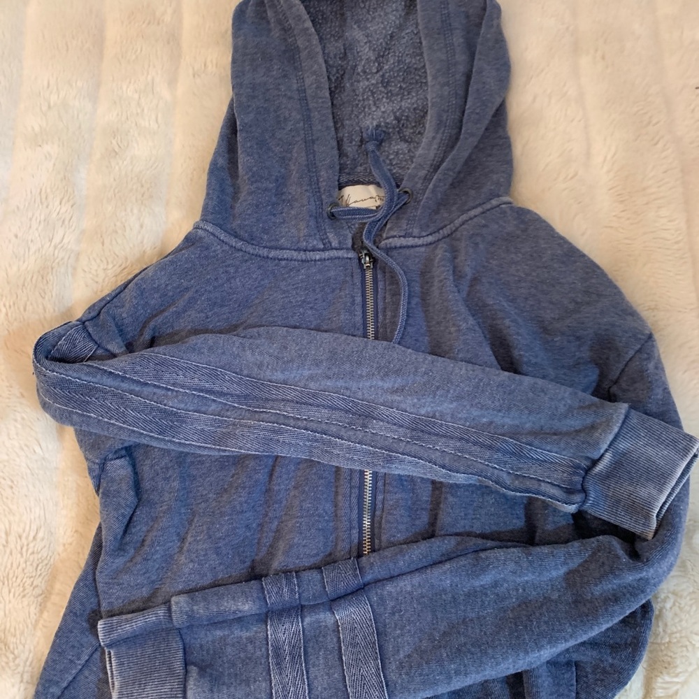 Vintage Havana cropped zip up